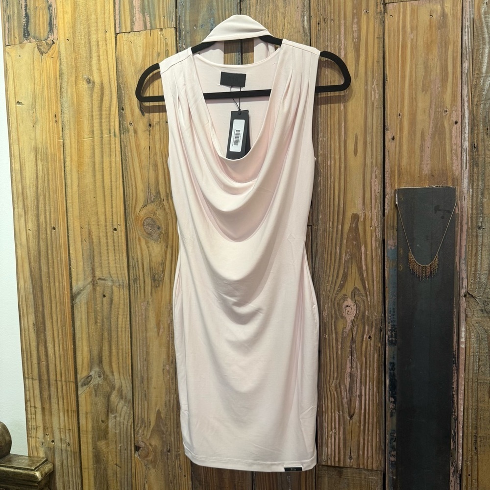 NWT RtA Alyse  Sleeveless Mini Dress in Festive Pink Sz XS - Picture 6 of 8